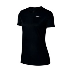 Camiseta Negra  Nike  Mujer Dry Leg Tee Crew AQ3210-010