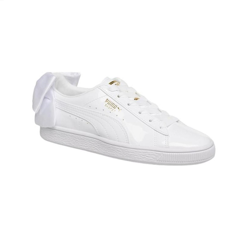 Tenis Blanco Puma Basket Crush AC Niñas