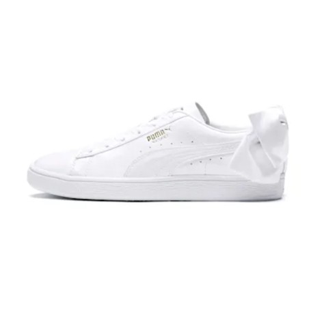 Tenis Blanco Puma Basket Crush AC Niñas