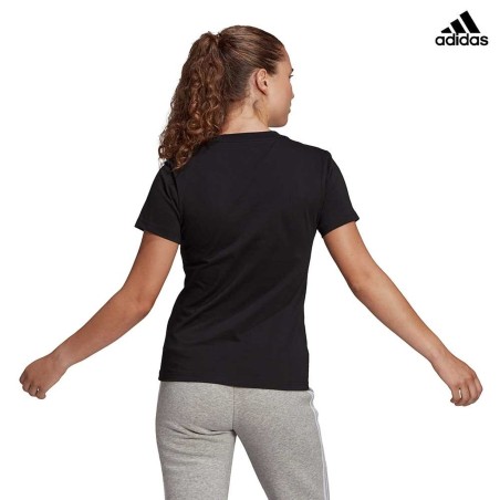 Camiseta Negra Adidas Femenino W BL TEE GL0722