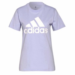 Camiseta Violeta Adidas Mujer Loungewear ess logo H07809