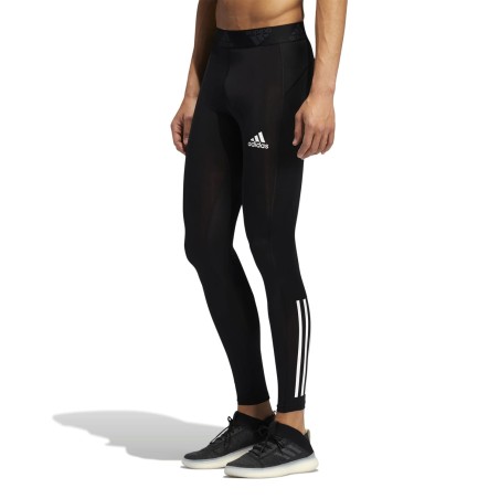 Licra Negra Adidas Hombre Techfit 3 Bandas Gl0546