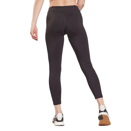 Leggings Negra Rebook Mujer Piping GS9349