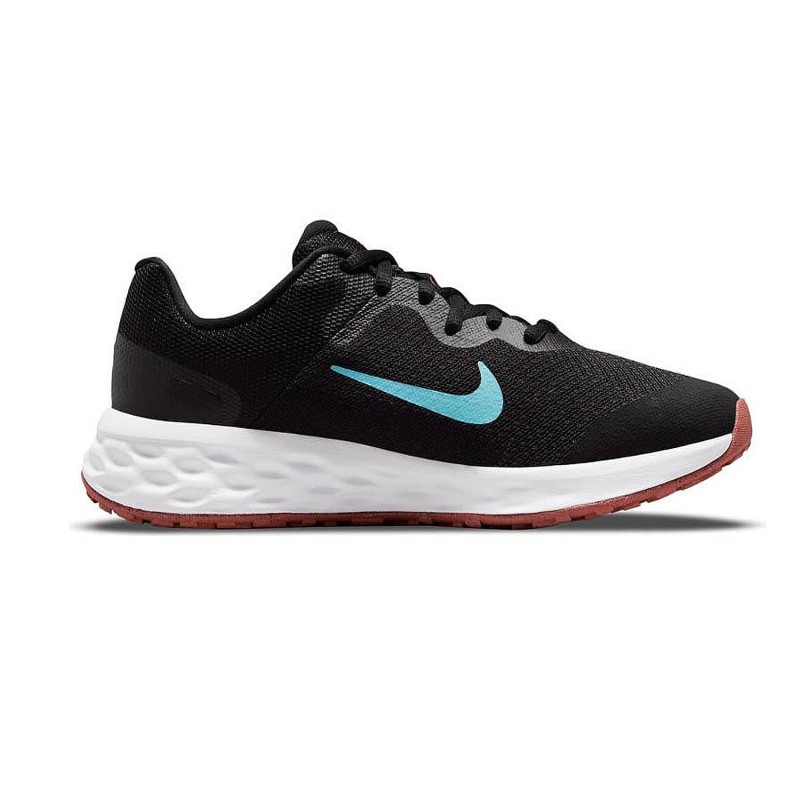 Tenis Negro Nike Junior  Revolution 6 Gs dd1096-012