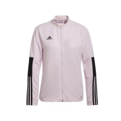 Chaqueta Rosa-negro Adidas Mujer Tiro Essential HE7159