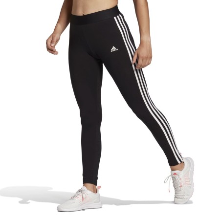 Leggins Negro Adidas Mujer Loungewear Essentials 3 bandas GL0723