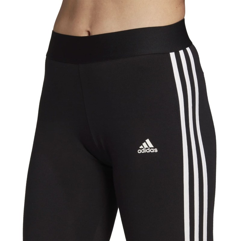 Leggins Negro Adidas Mujer Loungewear Essentials 3 bandas GL0723