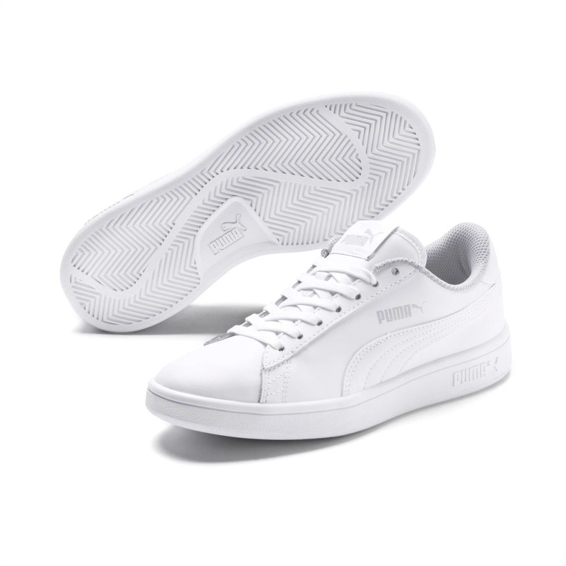 Tenis Blanco Puma Smash v2 Leather