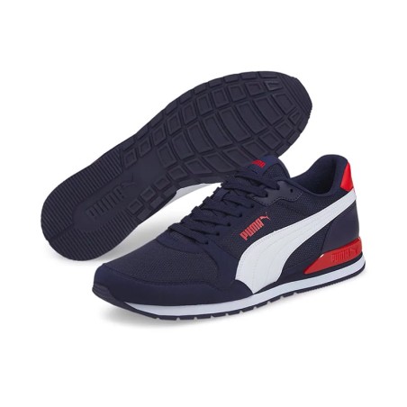 Tenis Azul Puma Hombre Moda ST Runner V3 Mesh