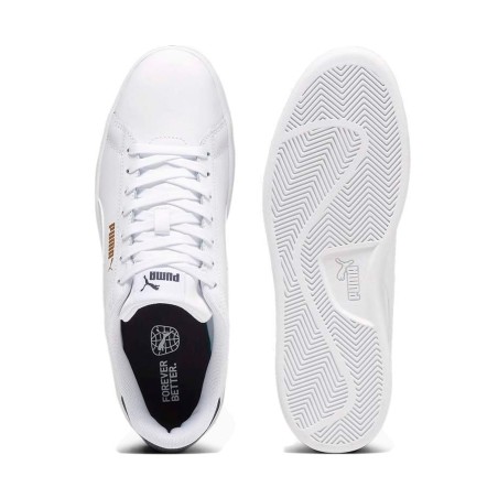 Tenis Blanco Puma Hombre Smash 3.0 L