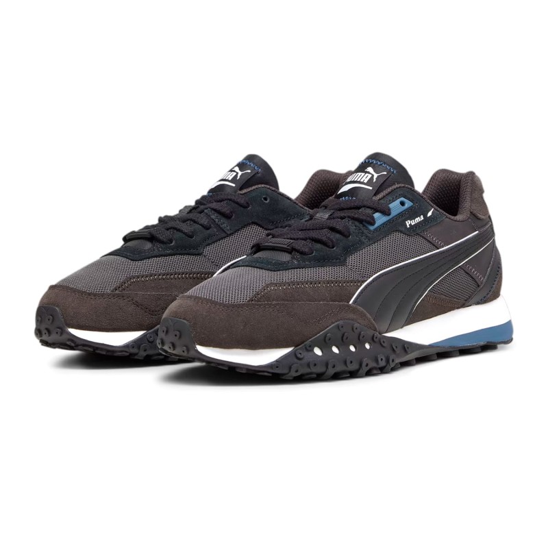 Tenis Negro Puma Hombre Blktop Rider