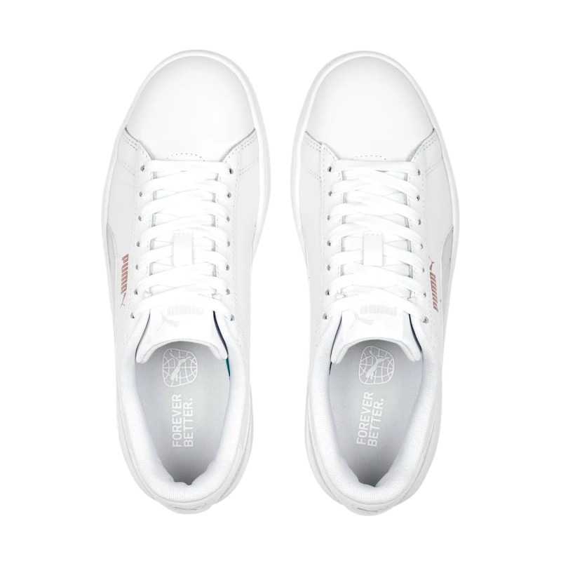 Tenis  Blanco Puma Mujer Smash 3.0 L