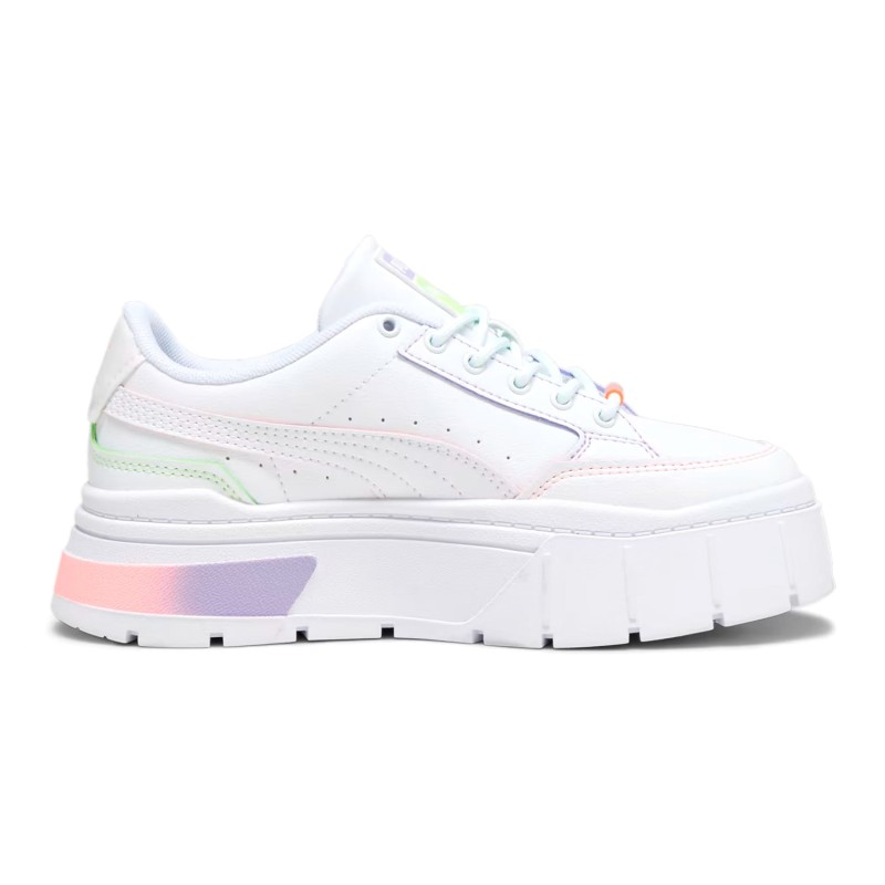 Tenis Blanco Puma Mujer  Mayze Stack