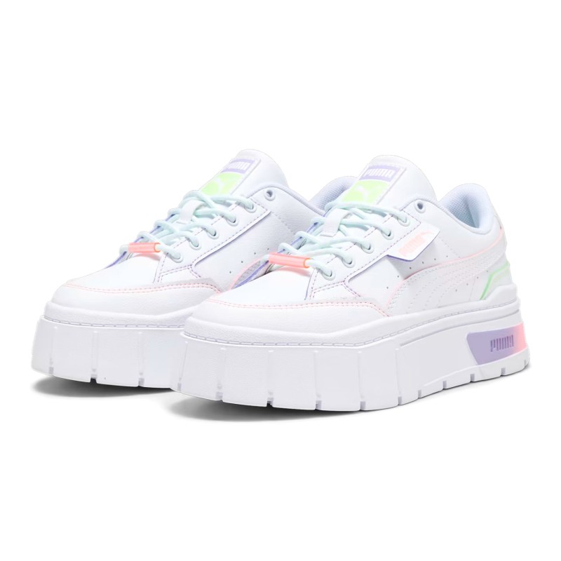 Tenis Blanco Puma Mujer  Mayze Stack