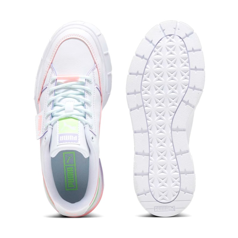 Tenis Blanco Puma Mujer  Mayze Stack