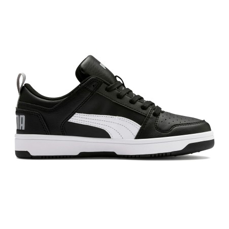 Tenis Negro Puma Junior Buty dla dzieci Rebound Layup Lo SL Jr