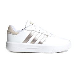 Tenis Adidas Blanco Femenino Court Plataforma