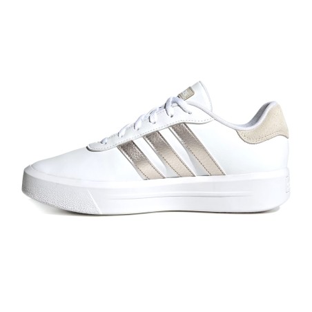 Tenis Adidas Blanco Femenino Court Plataforma