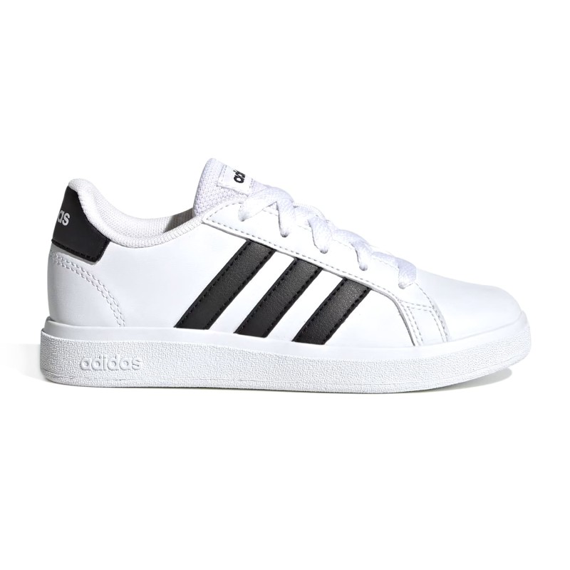 Tenis Adidas  Blanco Niño Grand Court