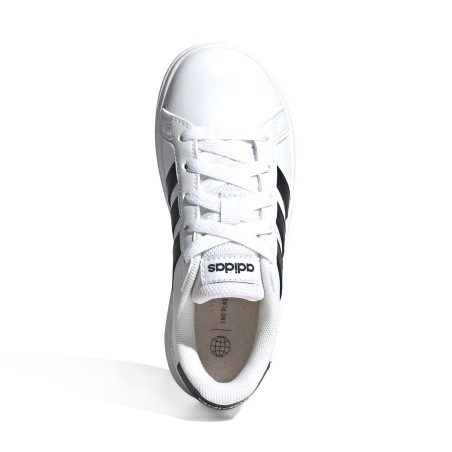 Tenis Adidas  Blanco Niño Grand Court