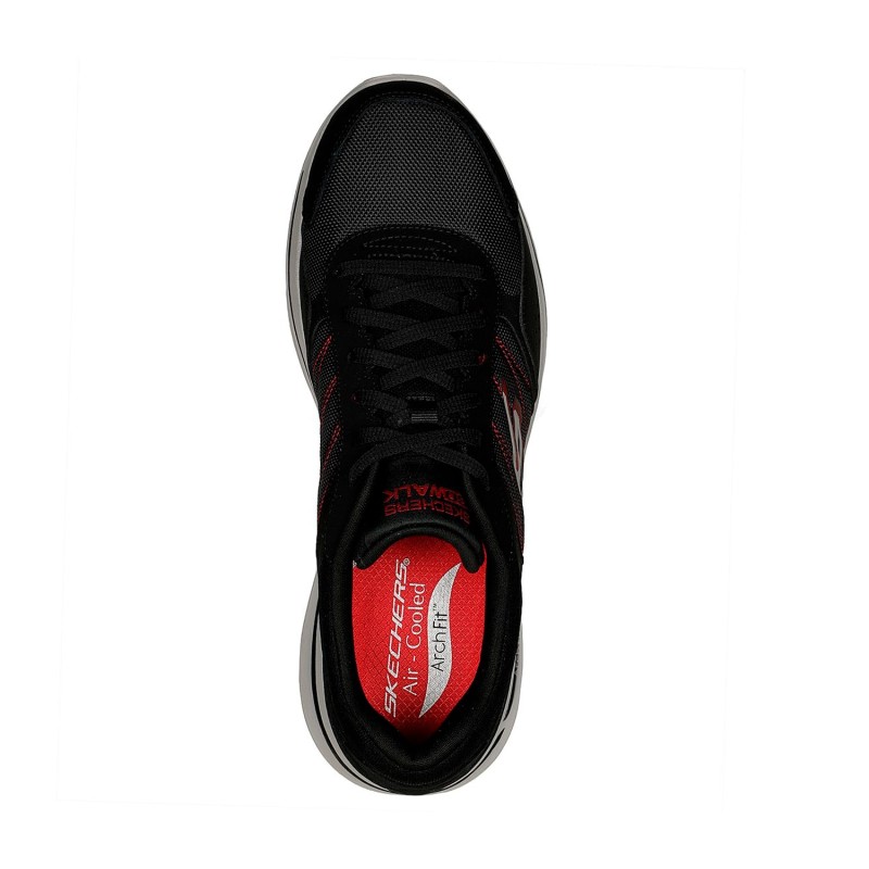 Tenis Skechers Negro Hombre Go walk Arch Fit Security