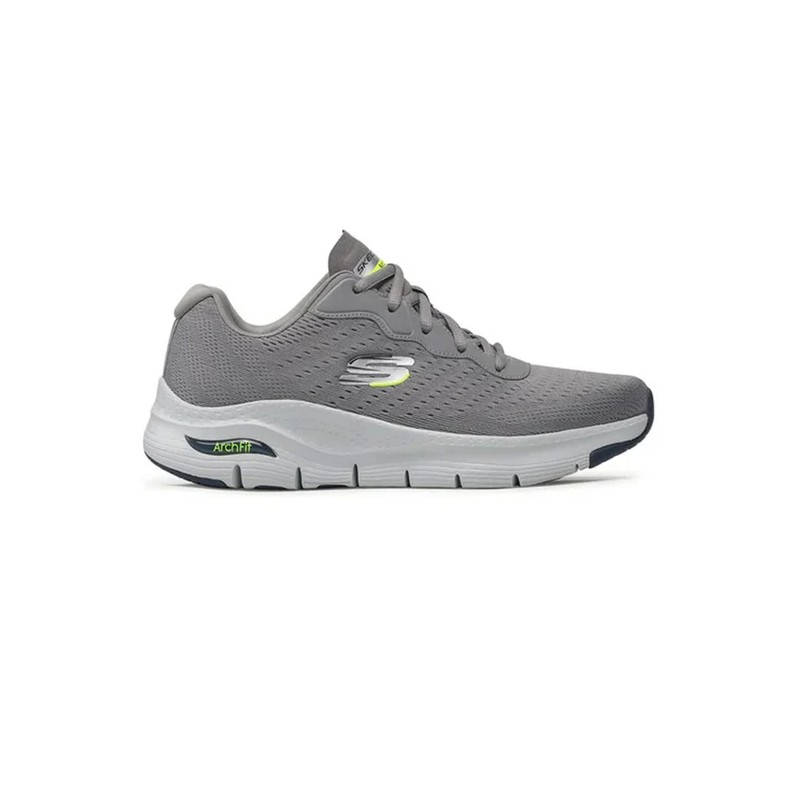 Tenis Skechers Gris Hombre Arch Fit