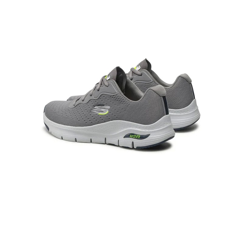 Tenis Skechers Gris Hombre Arch Fit