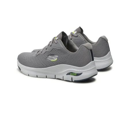 Tenis Skechers Gris Hombre Arch Fit