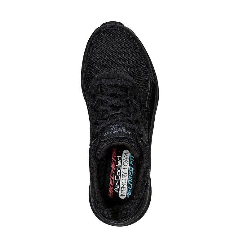 Tenis Skechers Negro Hombre Dlux Walker