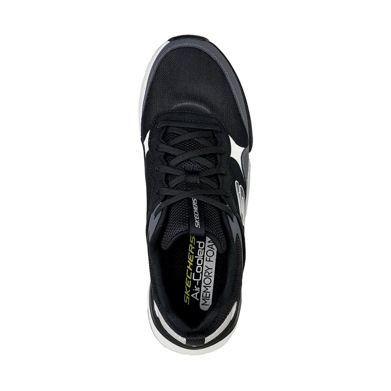 Tenis Skechers Negro Hombre Wmlt Mira