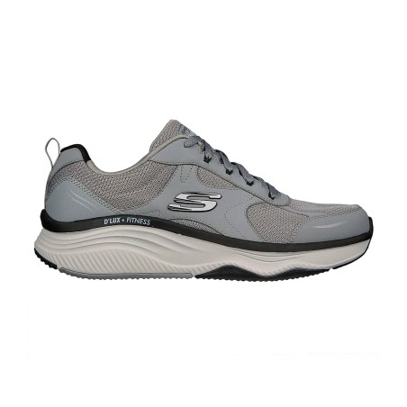 Tenis Skechers Gris Hombre Relaxed Fit D'Lux Fitness Perfect Timing