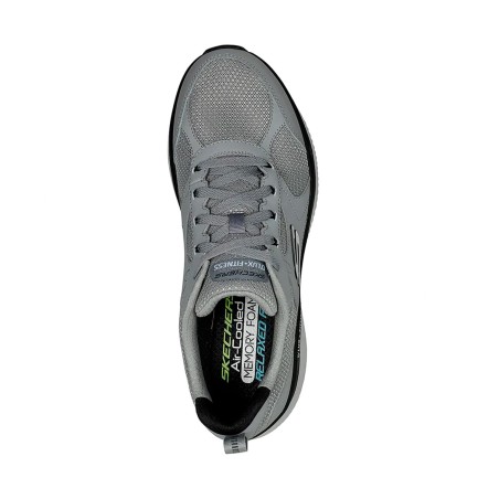 Tenis Skechers Gris Hombre Relaxed Fit D'Lux Fitness Perfect Timing