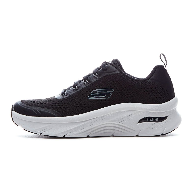 Tenis Skechers Negro Hombre Relaxed Fit Arch Fit D'Lux Sumner