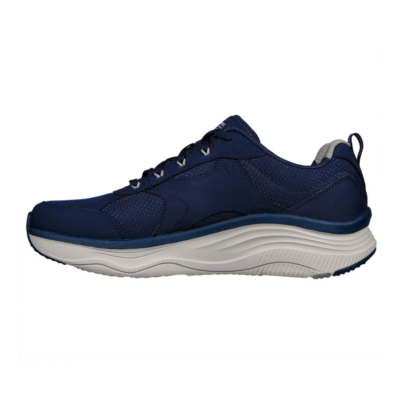 Tenis Skechers Azul Hombre Relaxed Fit D'Lux Fitness Perfect Timing