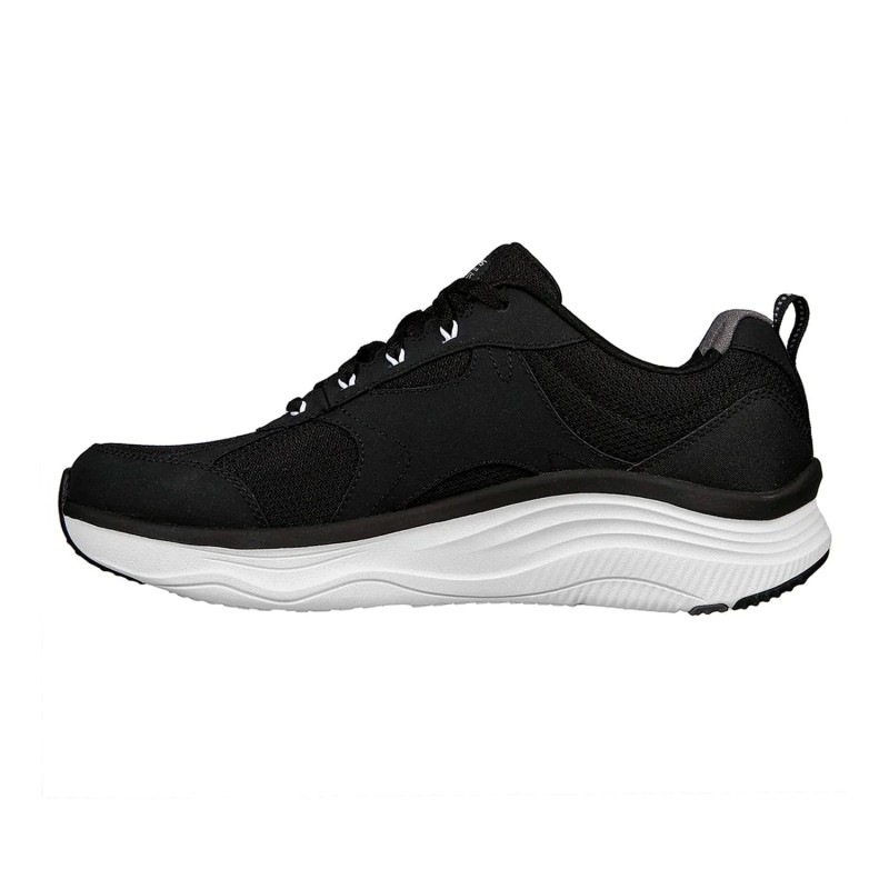 Tenis Skechers Negro Hombre Relaxed Fit D'Lux Fitness Perfect Timing