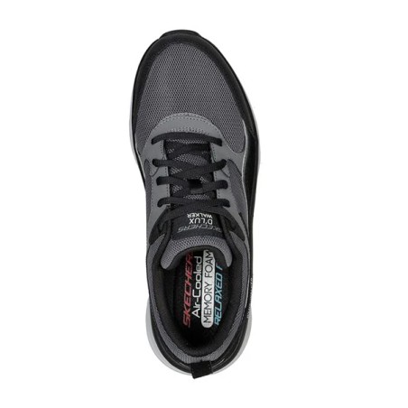 Tenis Skechers Gris Hombre Dlux Walker