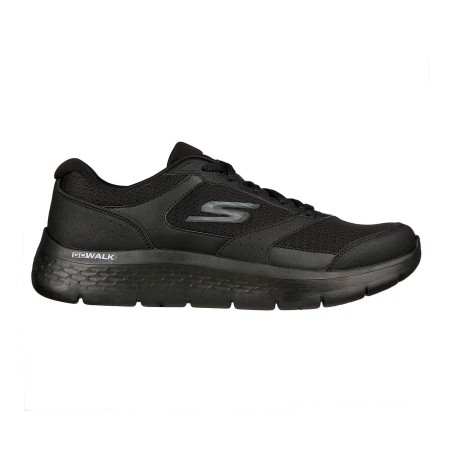 Tenis SkechersNegro Hombre Go walk Flex