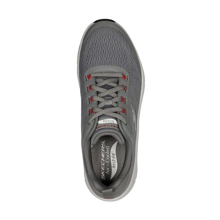 Tenis Skechers Gris Hombre Relaxed Fit Arch Fit D'Lux Sumner