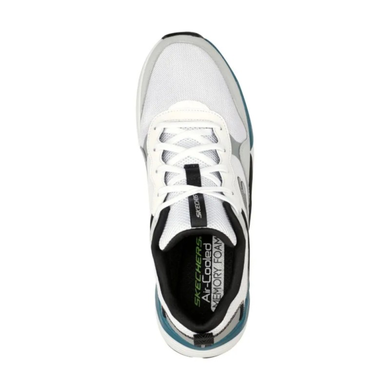 Tenis Skechers Blanco Hombre Wmlt Mira