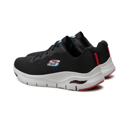 Tenis Skechers Negro Hombre Arch Fit