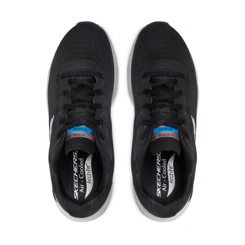 Tenis Skechers Negro Hombre Arch Fit