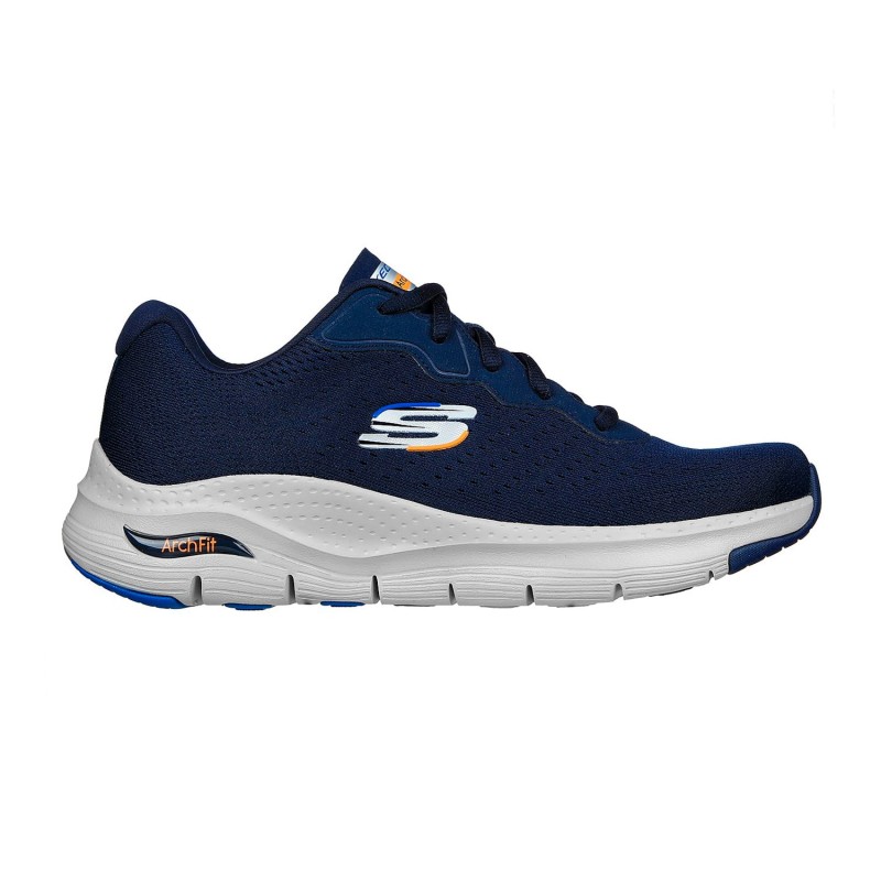 Tenis Skechers Azul Hombre Arch Fit