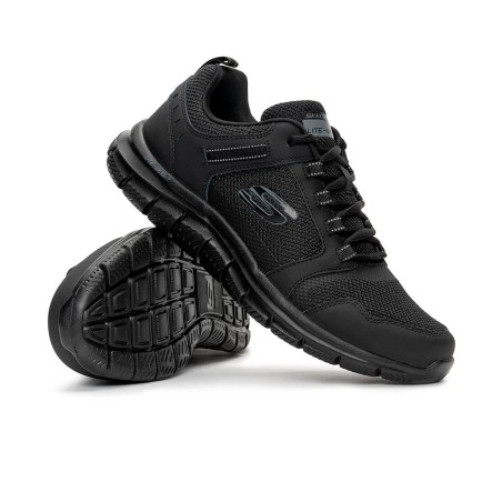 Tenis Skechers Negro Hombre Track Knockhill