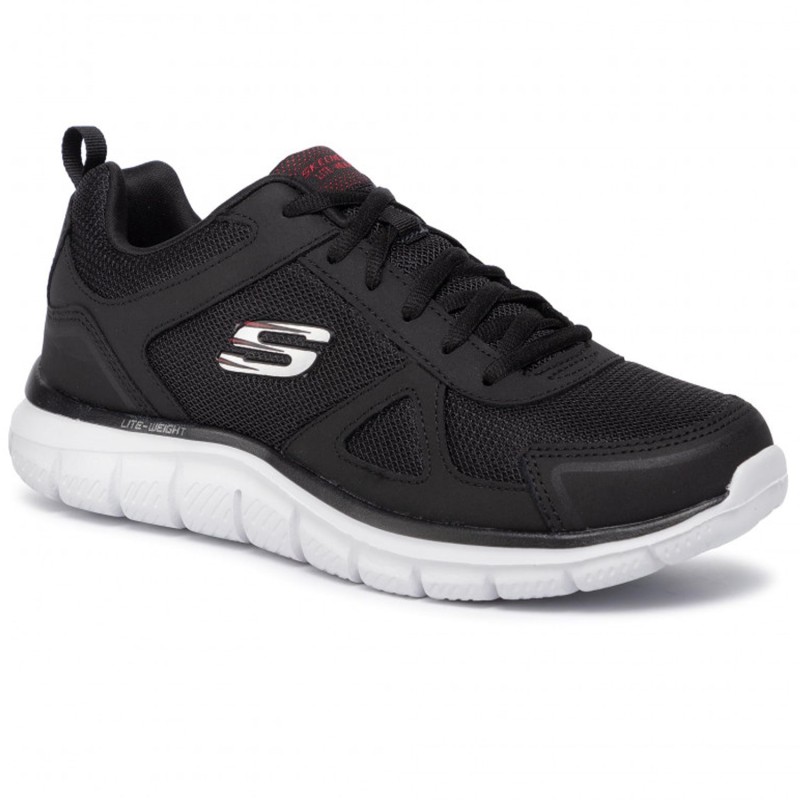 Tenis Skechers Negro Hombre Track