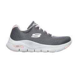 Tenis Skechers Gris Mujer Arch Fit