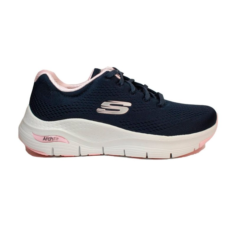 Tenis Skechers Azul Mujer Arch Fit