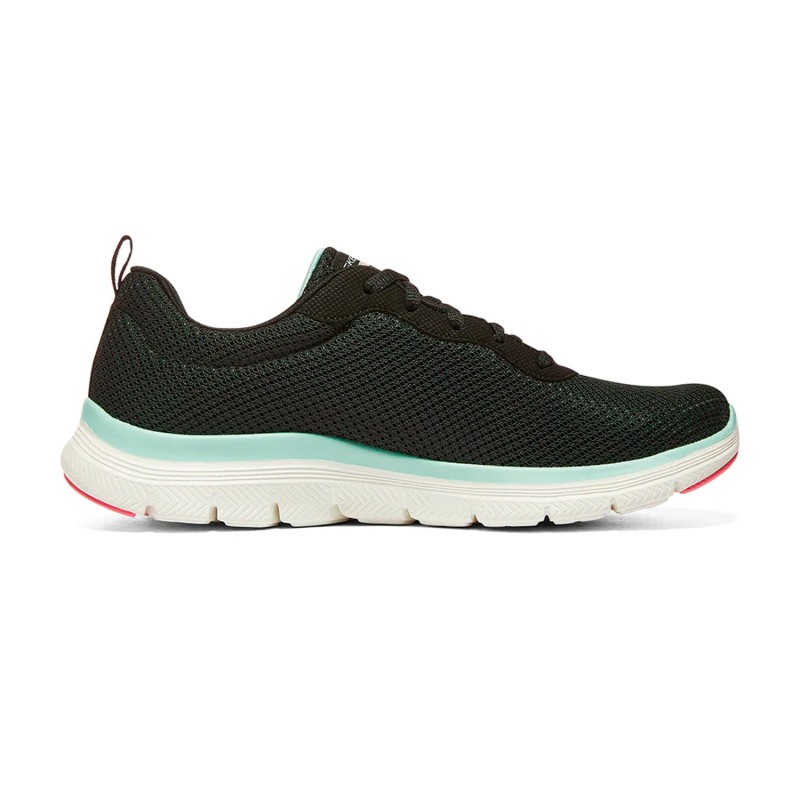 Tenis Skechers Negro Mujer Flex Appeal 40