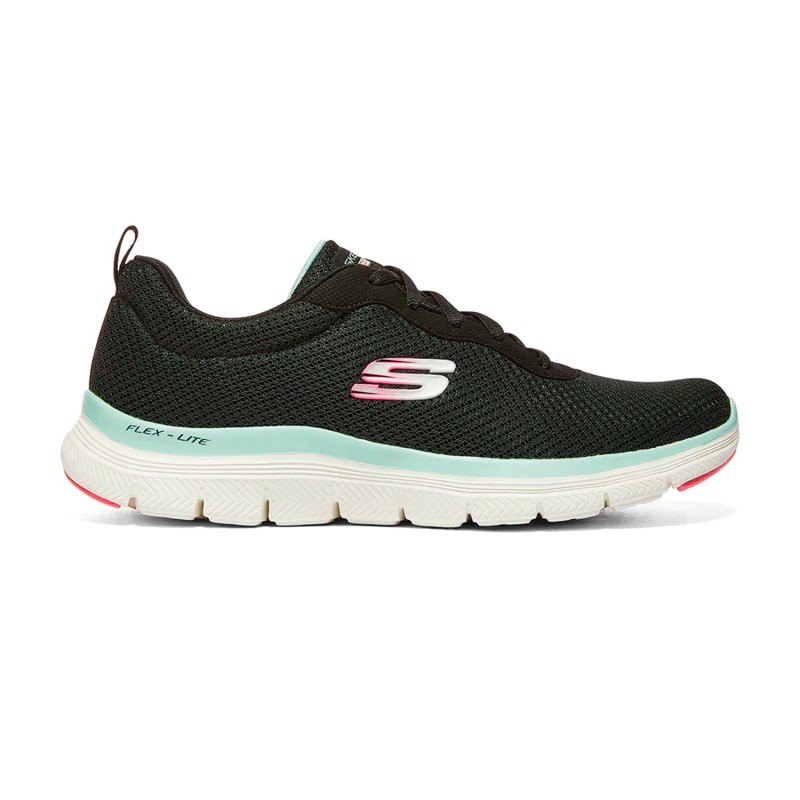 Tenis Skechers Negro Mujer Flex Appeal 40