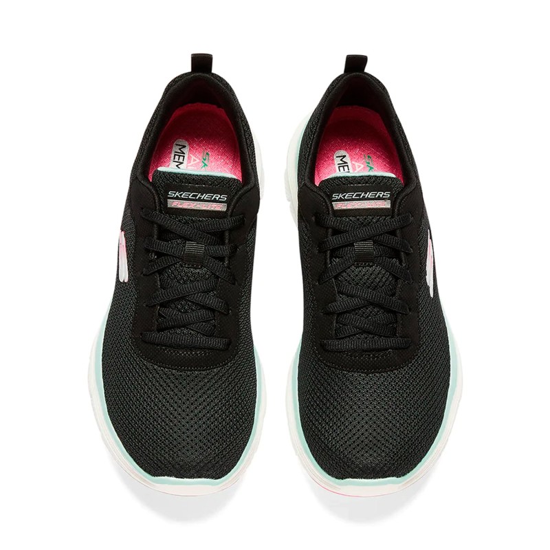 Tenis Skechers Negro Mujer Flex Appeal 40