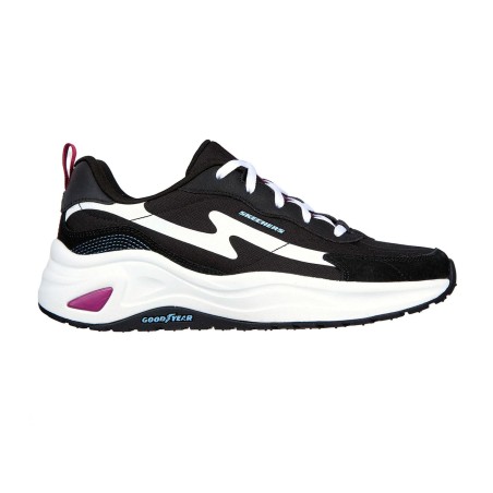 Tenis Skechers Negro Mujer sport d'lites wave